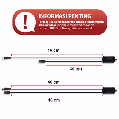 Taffware Penguat Sinyal Antena TV Amplifier Signal Booster DVB-T2 - TFL-D15 - Black — gambar 4