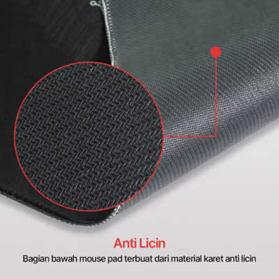 TaffGO Gaming Mouse Pad XL Desk Mat 790x400x2mm - RO71 - No Color — gambar 4