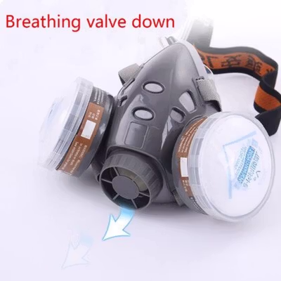ASL Masker Gas Respirator Lab Mask Anti Virus Half Face 308 Plus - SF02 - No Color — gambar 4