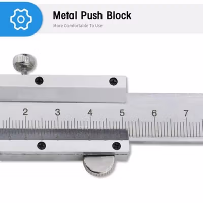 Taffware Jangka Sorong Sigmat Vernier Caliper Micrometer 15cm - JIG-RE0150 - Silver — gambar 4