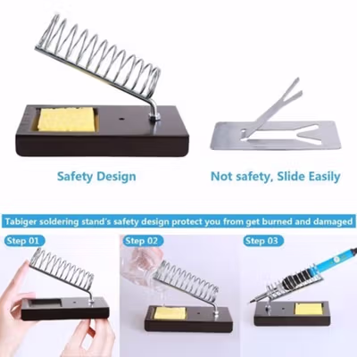 Taffware Solder Tool Kit 18in1 Multimeter Testpen Stand Holder 60W - TW-60 - Multi-Color — gambar 4