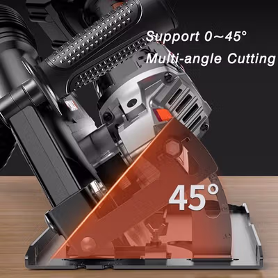 Taffware Stand Gerinda Tangan Adjustable 45 Bevel Saw 100-125mm - DH22 - Black — gambar 4