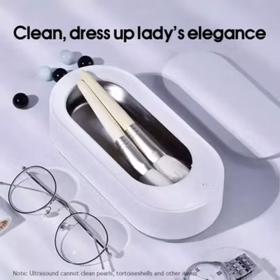 EraClean Mesin Pembersih Perhiasan Ultrasonic Sterilizer Box 270ml 10W - GA03 - White — gambar 4