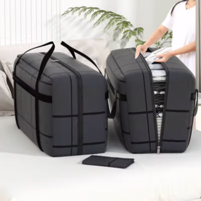 YOUFEN Tas Travel Jinjing Duffle Bag Polyester 75x36x33cm - X75 - Black — gambar 4