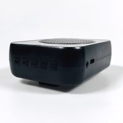 SOAIY Speaker Pinggang Microphone Bluetooth LED Amplifier Wired - H6 - Black — gambar 4