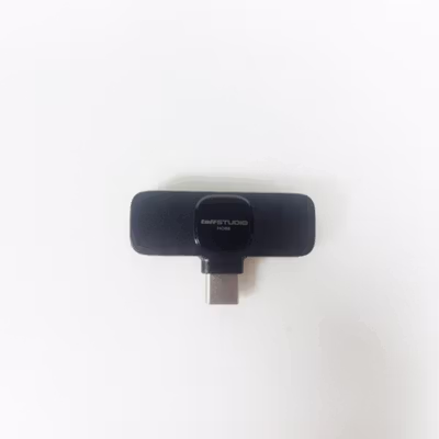 TaffSTUDIO Wireless Lavalier Lapel Microphone Vlogger USB Type C - HO86 - Black — gambar 4