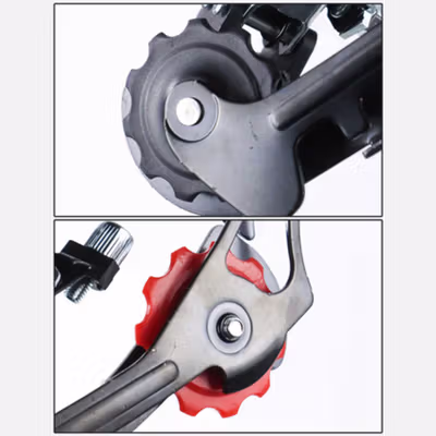 TaffSPORT Apex 6-7 Speed Rear Derailleur - ZT50 - Black — gambar 4
