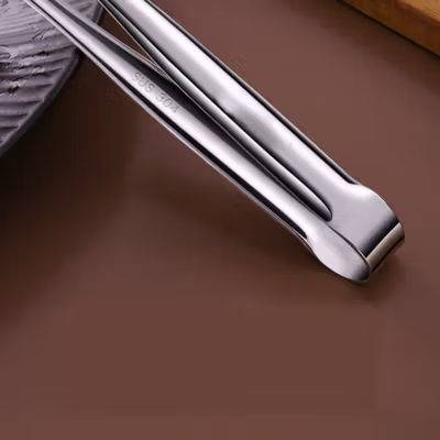GUFA Penjepit Makanan Gorengan Food Tong Stainless Steel 30.5cm - GF03 - Silver — gambar 4