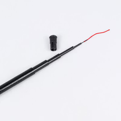 TaffSPORT Tongkat Pancing Fiberglass Fishing Rod 280cm 6 Section - Black — gambar 4