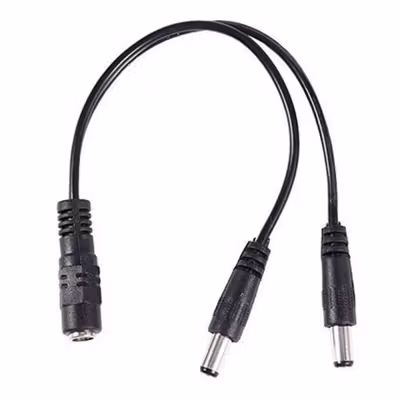 TEYES Kabel Power Adaptor DC Splitter CCTV 5.5x2.1mm Female to Male - TY-30 - Black — gambar 4