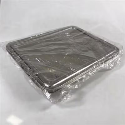 Januel Kotak Makan Fast Food Tray Container Stainless Steel 304 5 Grid - Jn71 - Silver — gambar 4