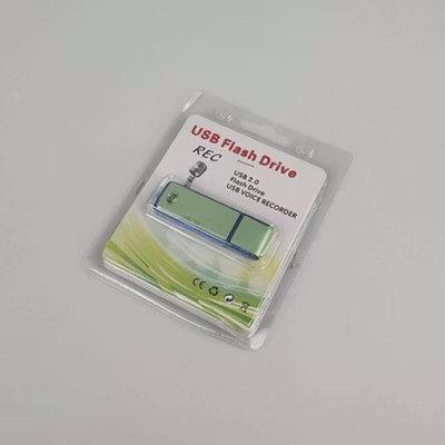USB Flashdrive Sound Voice Recorder Flashdisk Perekam Suara 8GB - White/Blue — gambar 5