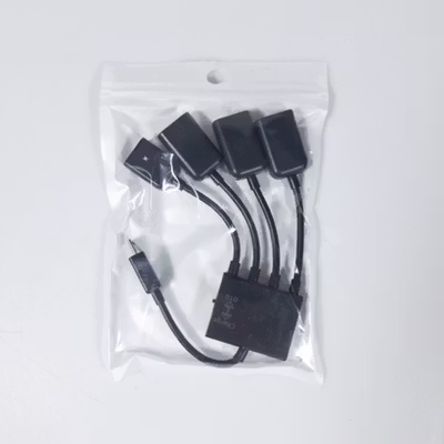 Multifunction Micro USB OTG Hub 4in1 Data Cable & Charge 3 Port - M3H4 - Black — gambar 5