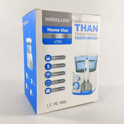 Waterpulse Dental Flosser Alat Semprot Pembersih Gigi 800ml - V300 - Blue — gambar 5