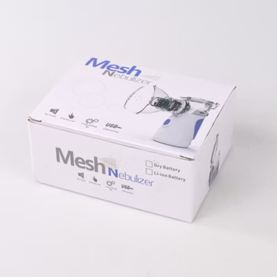 TaffOmicron Alat Terapi Pernapasan Mesh Nebulizer Inhaler Atomizer - YM-3R9 - White — gambar 5