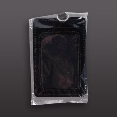 Kantung Badge Holder Name Tag Kartu ID Debit Credit Card - 610 - Black — gambar 5