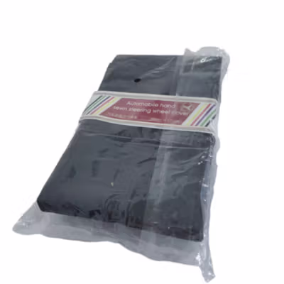 KARLOR Cover Setir Mobil Kulit DIY dengan Alat Jahit - RZLX501 - Black — gambar 5
