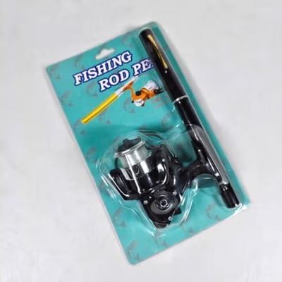 Mini Portable Extreme Pen Fishing Rod Length 1M - YL100 - Black — gambar 5