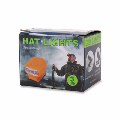 TaffLED Senter Clip Topi 90 Degree Rotatable 3 LED COB - 3325 - Black — gambar 5