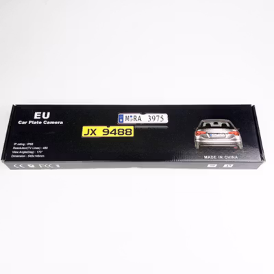 VODOOL Frame Pelat Nomor Polisi Kamera Belakang Mobil - JX9488 - Black — gambar 5
