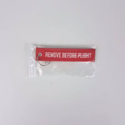 Doreen Gantungan Kunci Fashion Tag Remove Before Flight - AE120693 - Red — gambar 5