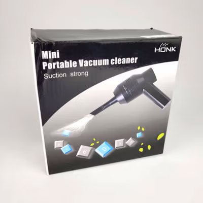 HONK Mini Vacuum Cleaner USB Pembersih Debu Keyboard - HK-6019 - Black — gambar 5