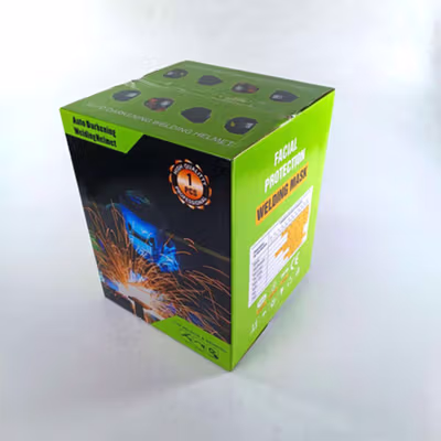 TaffGUARD Helm Las Otomatis Auto Darkening Welding Helmet - HW10 - Black/Blue — gambar 5