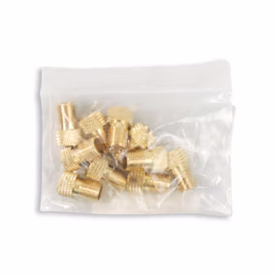 Konektor Pompa Valve Pentil Ban Sepeda Presta to Schrader 10 PCS - EV23 - Golden — gambar 5