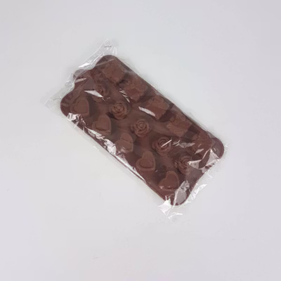 AILEHOPY Cetakan Cokelat Es Batu Ice Cube Tray Mold Model Love - DU997 - Chocolate — gambar 5