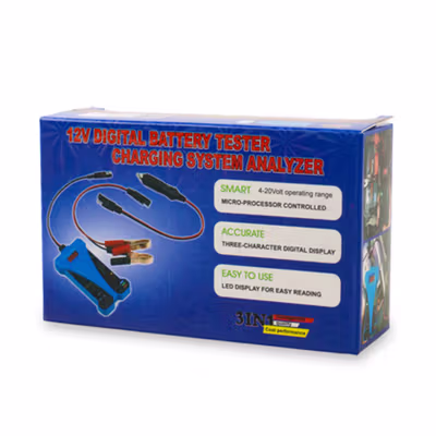 Taffware Tester Baterai Digital Voltmeter Analyzer 12V - CNBJ-805 - Black — gambar 5
