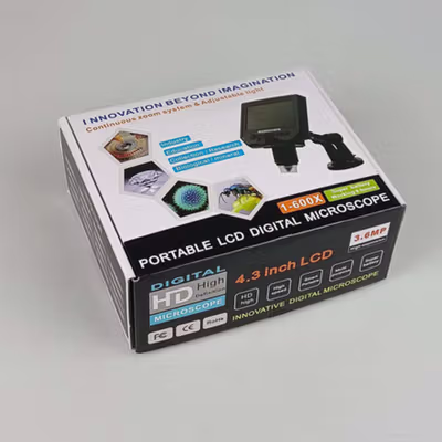 Taffware Mikroskop Digital 3.6MP 600X dengan Monitor dan Metal Stand - G600 - Silver — gambar 5