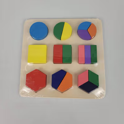 Diikamiiok Mainan Balok Puzzle 3D Geometry Anak - TOY01 - No Color — gambar 5