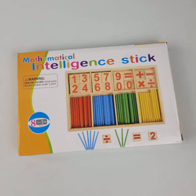 Mainan Edukasi Anak Puzzle 3D Intelligence Stick Math - No Color — gambar 5