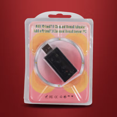 Taffware USB 7.1 Channel Sound Card Adapter - TC-03 - No Color — gambar 5