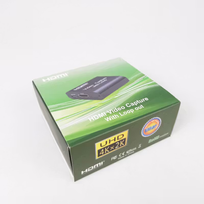 ALLOYSEED HDMI Video Capture Card Adapter Record Box USB 2.0 4K - MS119 - Black — gambar 5