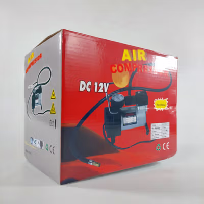 OTOHEROES Mini Heavy Duty Air Compressor DC 12V 150 PSI - Black — gambar 5