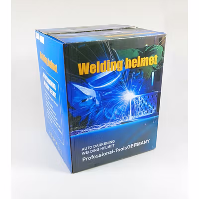 TaffGUARD Helm Las Otomatis Auto Darkening Welding Helmet Terminator - HW12 - Black — gambar 5