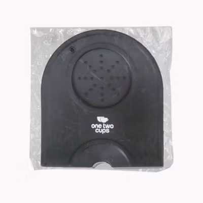 One Two Cups Silicone Holder Mat Tamper Kopi Espresso Barista - 0310 - Black — gambar 5