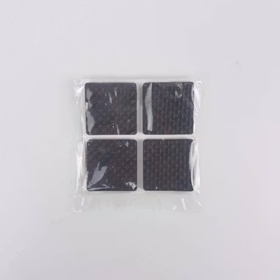 HOUSEEN Alas Kaki Meja Lemari Kulkas EVA Pad Model Kotak 4 PCS - NY4 - Black — gambar 5