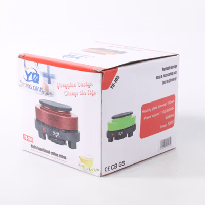 YONG QIAN Pemanas Kopi Susu Air Minuman Mini Heater Stove Pot 500W - YQ-105 - Black — gambar 5