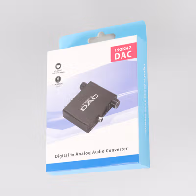 AUKUK Digital Audio Converter DAC Optical Coaxial to Analog RCA - AU340 - Black — gambar 5