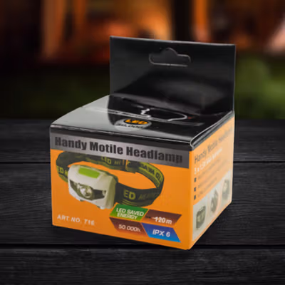 TaffLED Headlamp LED Multifunction Outdoor Lighting 3W - GD63 - Black — gambar 5