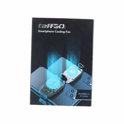 TaffGO Smartphone Cooling Fan Kipas Pendingin Radiator Heat Sink - H-15 - Black — gambar 5