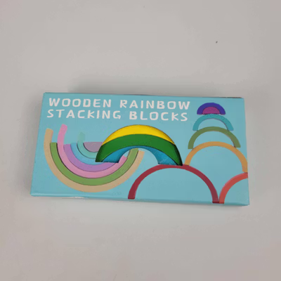 Diikamiiok Mainan Anak Montessori Rainbow Bridge Children Toy - QT07 - Multi-Color — gambar 5