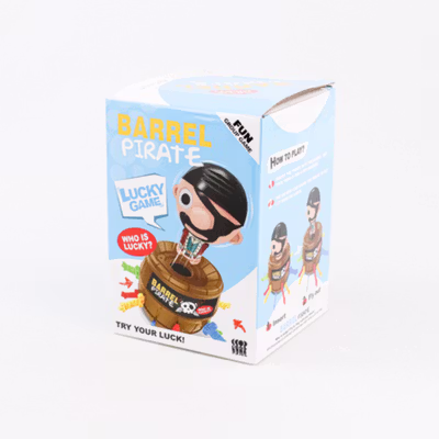 HAIZHOU Crazy Pirates Roulette Lucky Barrel Running Man Game - YF555 - No Color — gambar 5