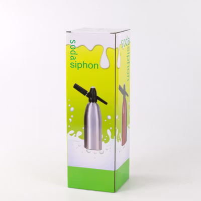 AFFORANY Botol Pembuat Soda Siphon Maker DIY Bartender CO2 1L - SD-MY - Silver — gambar 5