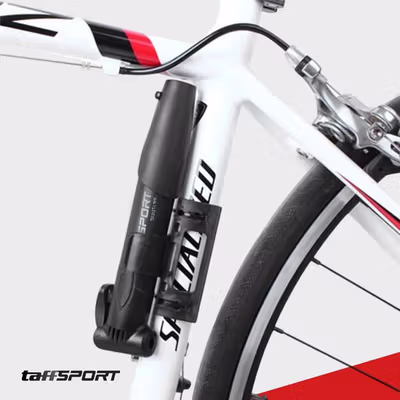 TaffSPORT DUUTI Pompa Sepeda Portable Light Mini Pump - PP05 - Black — gambar 5