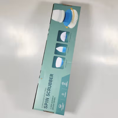 TaffHOME Hurricane Spin Scrubber Tools Set Sikat Kamar Mandi Elektrik - WQ8111 - Blue — gambar 5