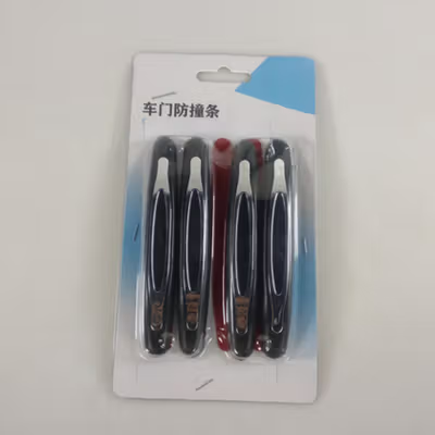 Automobiles Pelindung Pintu Mobil Car Door Bumper Guard 4 PCS - BH-238 - Black — gambar 5