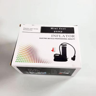 TaffSPORT Pompa Angin Sepeda Portable Pump 160 PSI with Gauge - PM55 - Black — gambar 5